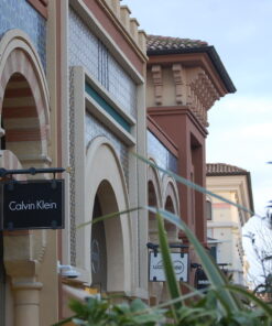 Shopping day in an outlet in Parma