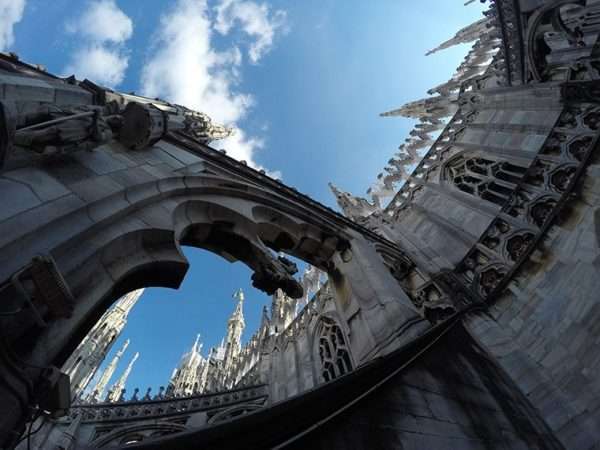 Milan Cathedral, walking on the panoramic terraces