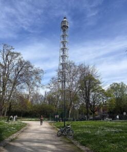 Parco Sempione with an aperitif on the top of the Milan Tour Eiffel