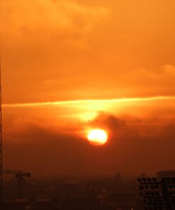 Branca Tower Milan - sunset