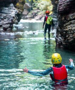 River trekking in Tuscany countryside
