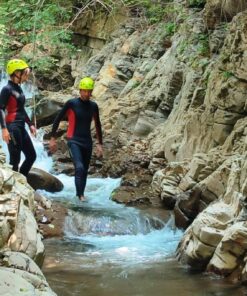 River trekking in Tuscany countryside