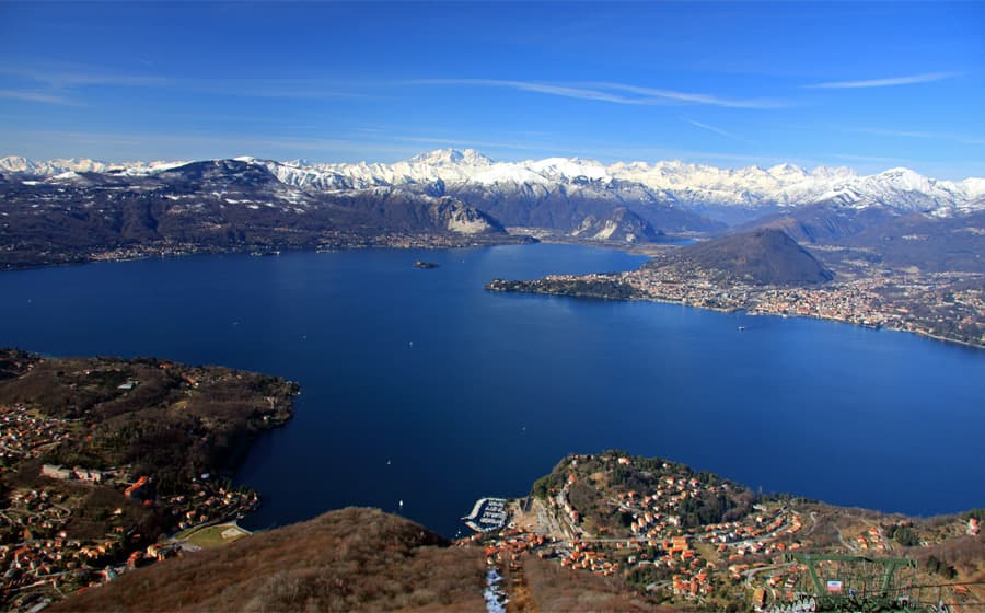 Lago Maggiore - from an helicopter