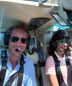 A FLIGHT BY HELICOPTER OVER LAKE MAGGIORE